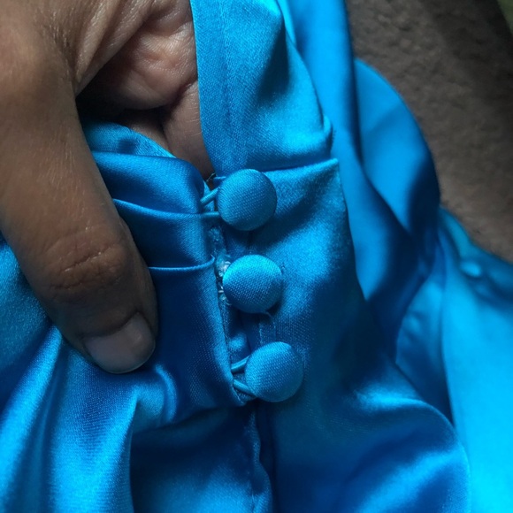 Zara button down satin dress - Picture 11 of 17